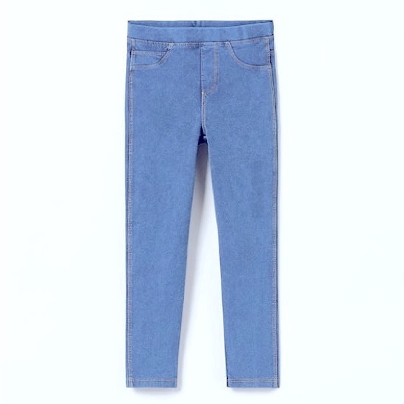 Zara Other - 3/$30💥6 Zara Like New Jeggings Denim Look Leggings, Blue, Back Pockets